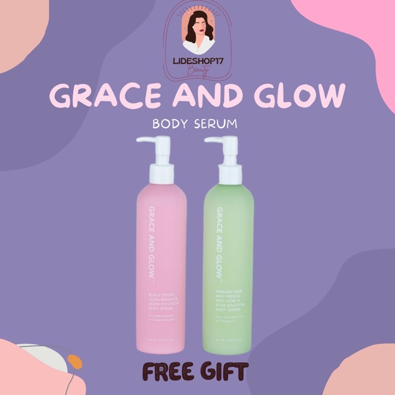 [READY] Grace and Glow Body Serum English Pear Freesia Black Opium Body Serum / Body Lotion