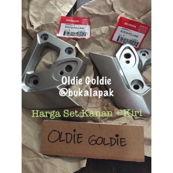 Garnish Kupingan Lampu Honda Tiger Revo Barong Sepasang AHM 61313-KCJ-640 61314-KCJ-640