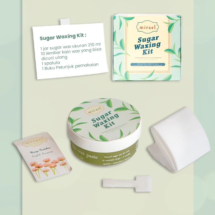Mirael Sugar Wax Gel Alat Waxing Kit Strip Penghilang Pencabut Bulu Ketiak Kaki Tangan Kemaluan Bpom Shopee Indonesia