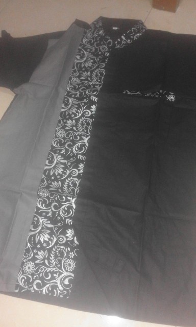 Kemeja Pria Lengan Panjang Kombinasi Moderend Quality