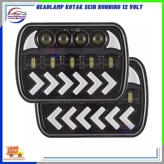 Lampu Led Variasi Headlamp Hadlamp Tembak Sorot Kabut Depan Kotak Sein Running Variasi Mobil