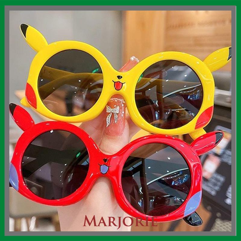 Kacamata Kartun Pikachu Kacamata Perlindungan UV Polarized Sunshade Anak-anak-MJD