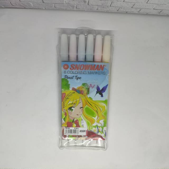 

SPIDOL 6 WARNA SNOWMAN