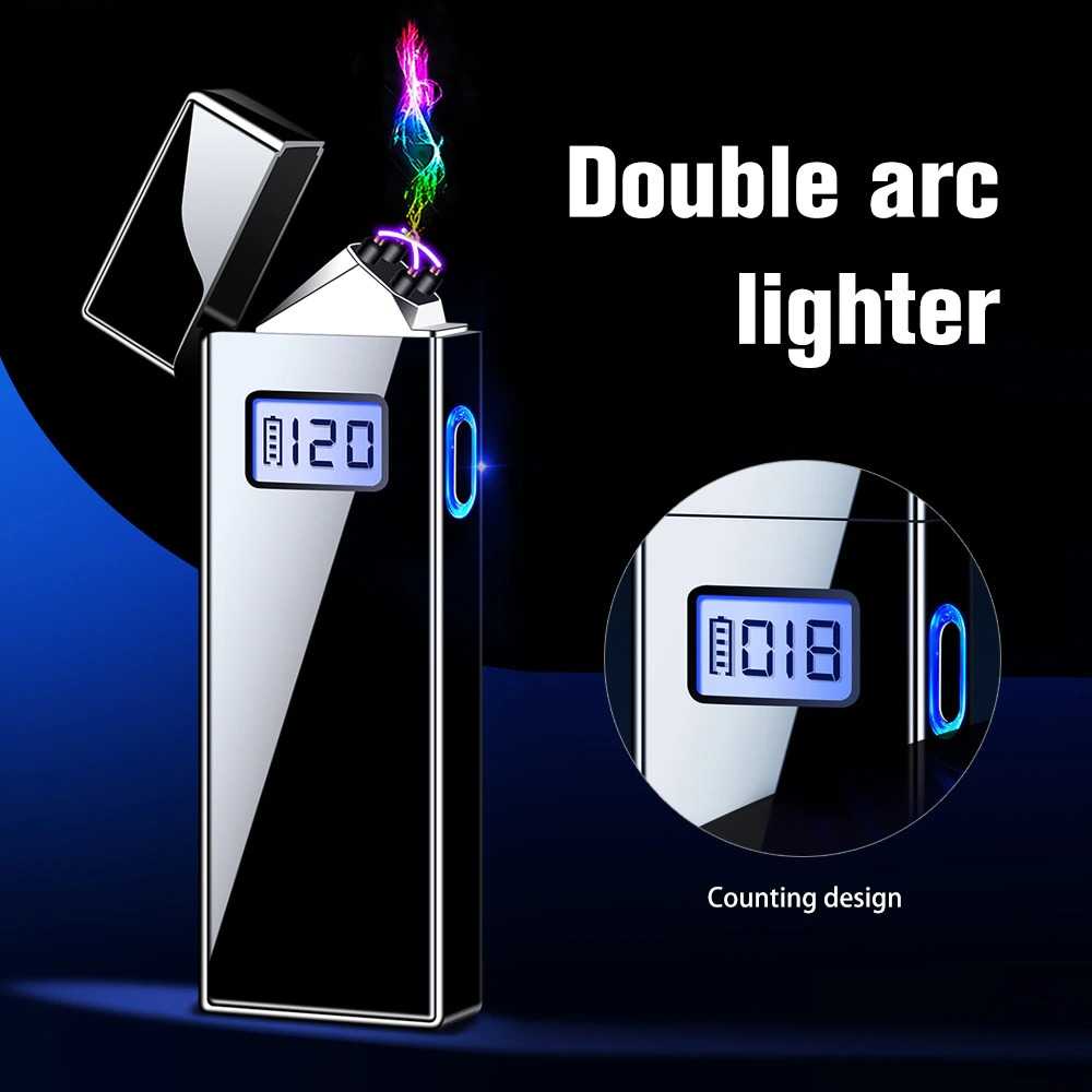 TG-HB LAFAGIET Korek Api Elektrik Pulse Plasma Double Arc Lighter - JL619