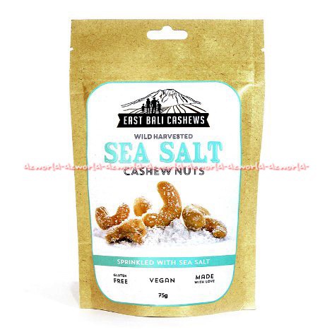 East Bali Cashew BC Sea Salt Cashew Nuts 75gr Kacang Mete Bebas Gluten