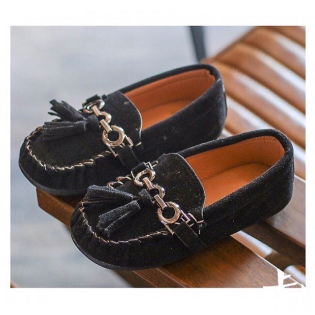 Sepatu Anak Loafers Tassel Suede anak