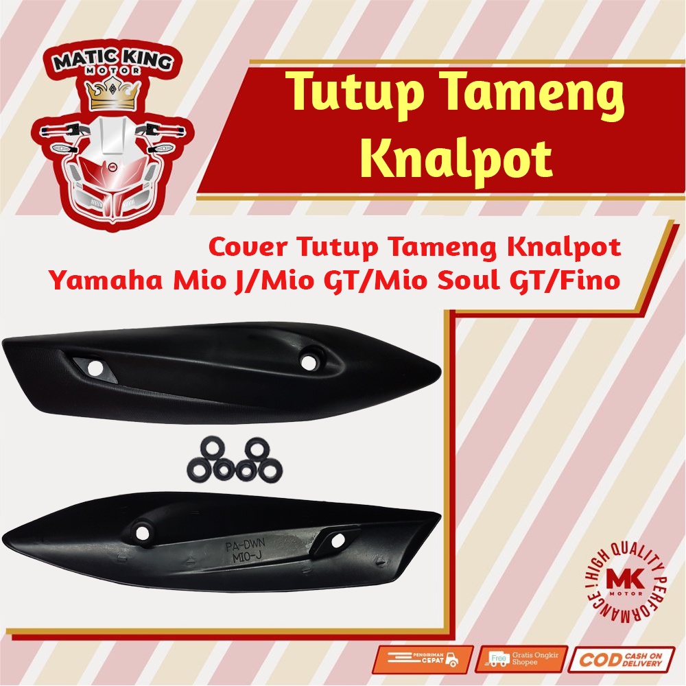 Tutup Cover Tameng knalpot Mio J Soul GT 115  Matickingmotor