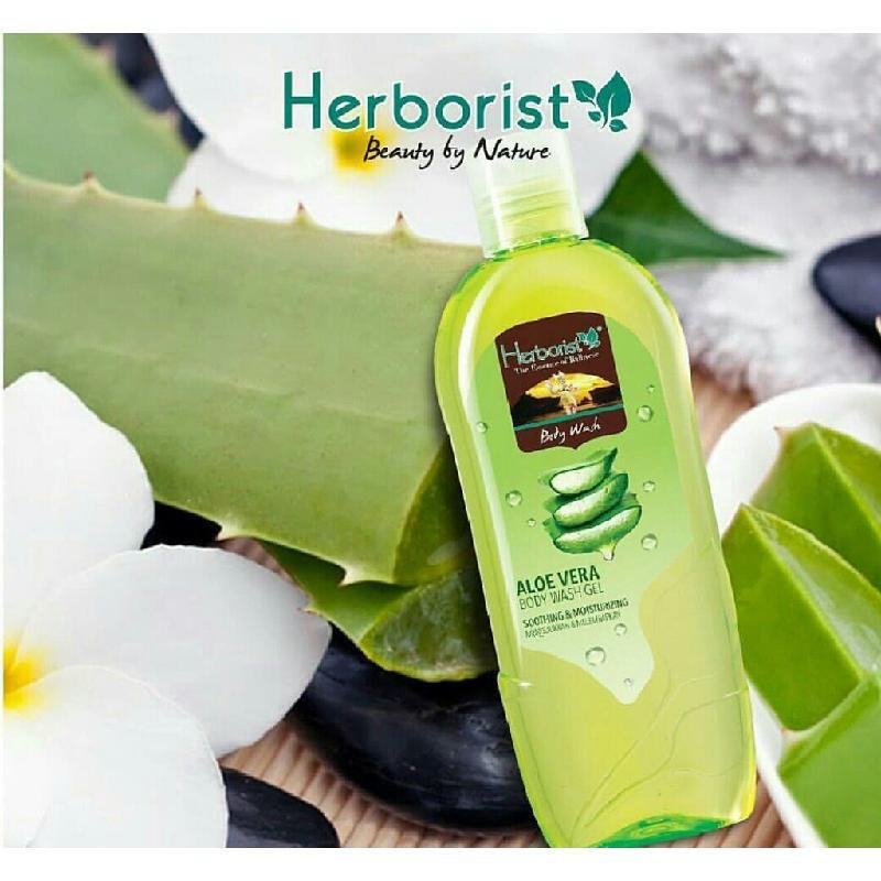 [ALOE VERA] HERBORIST BODY WASH GEL ALOE VERA SABUN MANDI - 250ML