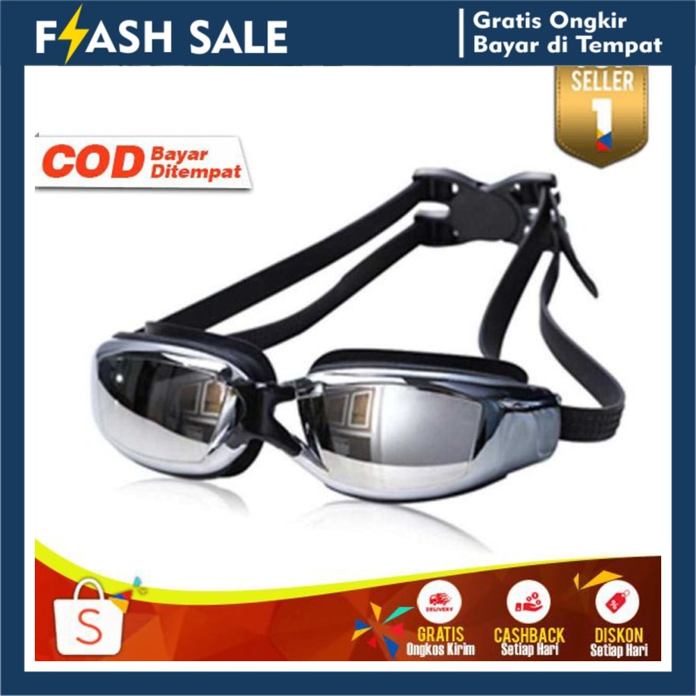 Kacamata Renang Anti Fog UV Protection Kaca Mata Selam Diving Dewasa Murah Terbaru