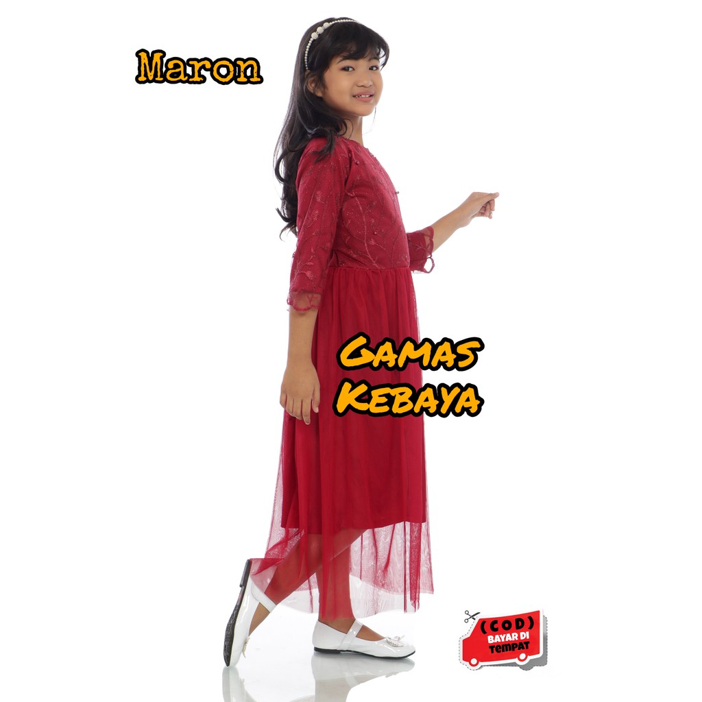 DRESS ANAK / KEBAYA ANAK PEREMPUAN / KEBAYA ANAK MODERN / KEBAYA ANAK 4 5 6 7 8 9 10 11 12 TAHUN