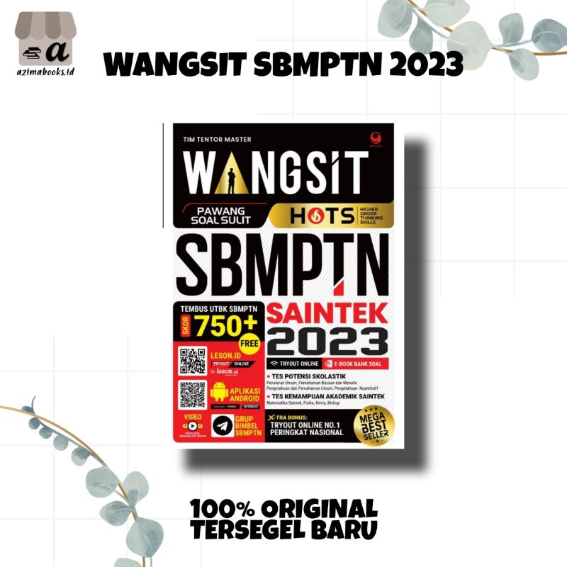 BUKU WANGSIT SBMPTN SAINTEK 2023 BY TIM TENTOR MASTER
