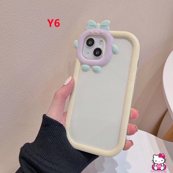 Soft Case Motif Monster Kecil 3D Warna Permen Macaron Untuk IPhone 7 8 Plus 11 8 Plus 13 12 11 Pro Max 7 8 6 6s Plus XR