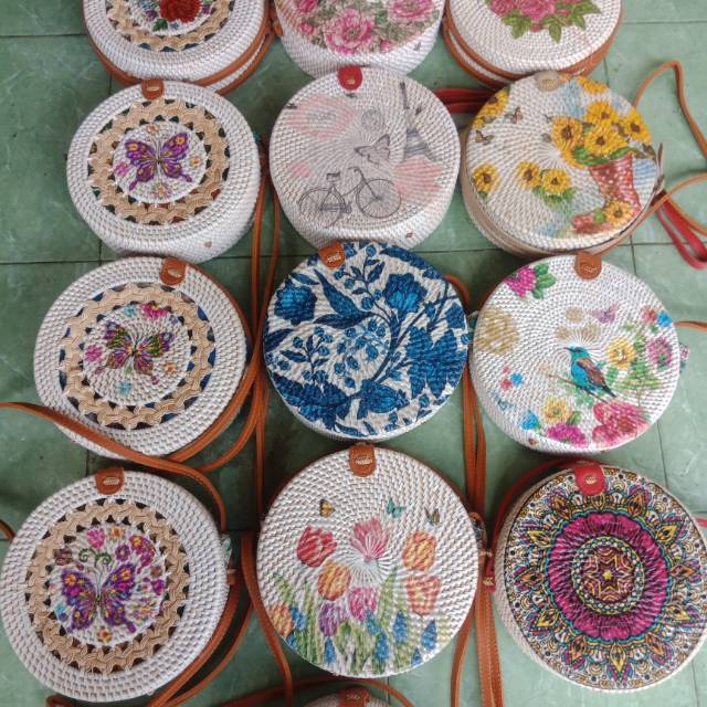 tas rotan Bali / Lombok