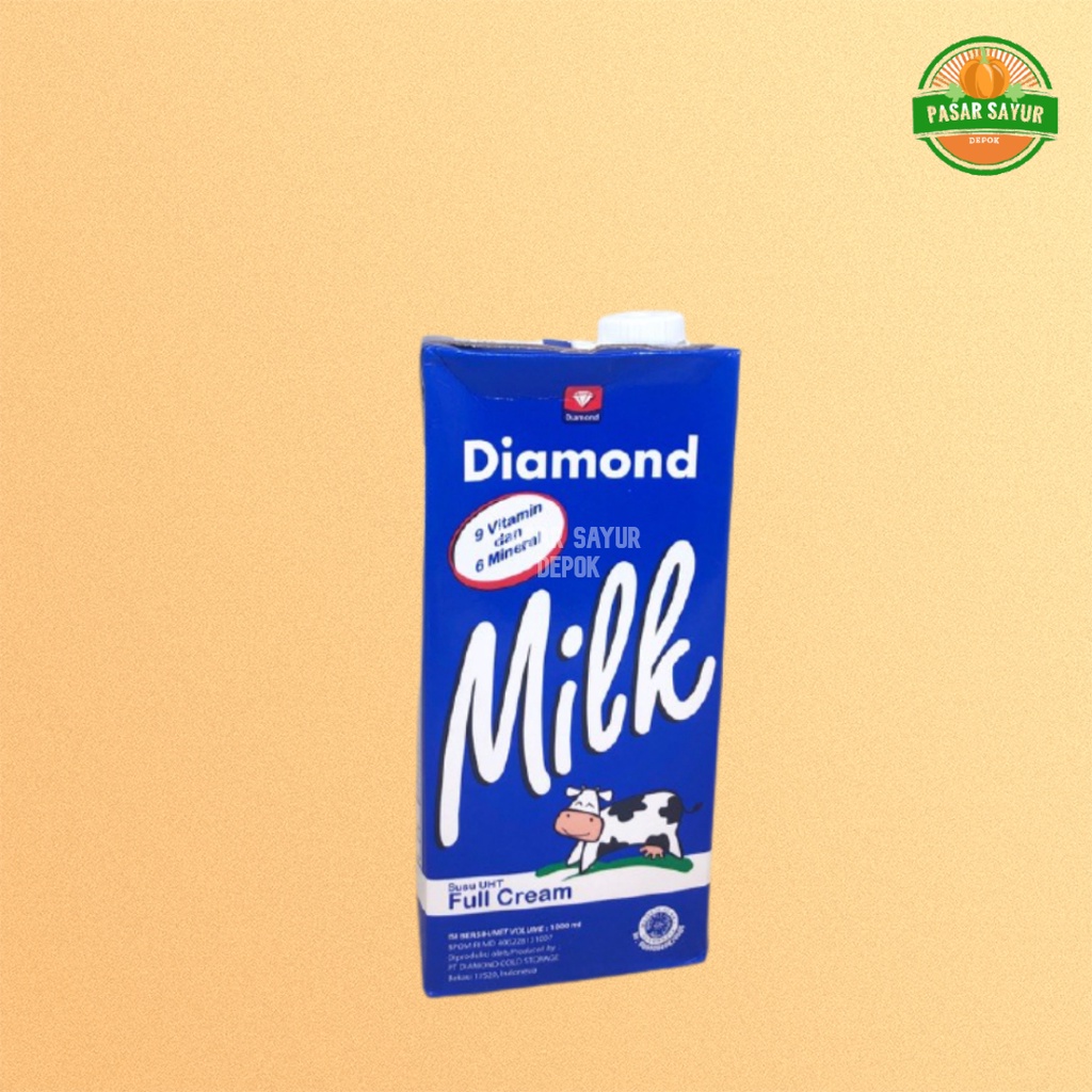 

Susu diamond UHT full cream 1 liter