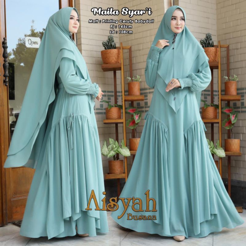 Gamis syari Babydoll premium