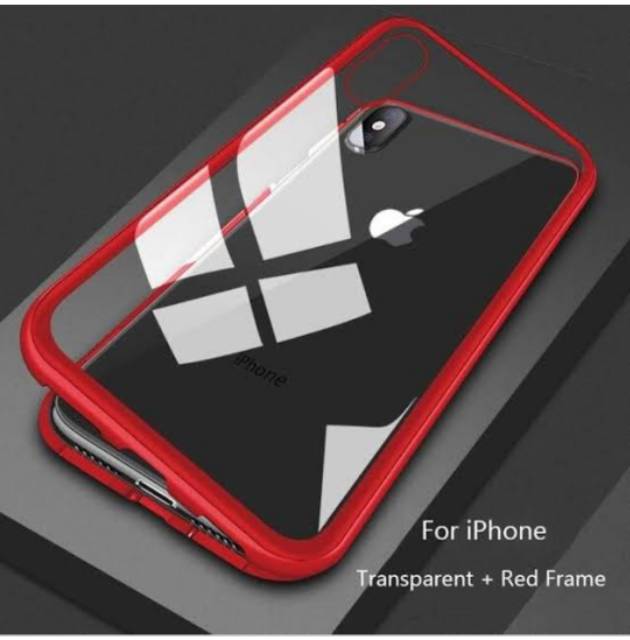 Case Magnetic Iphone XR Premium Case 2in1 Case Magnetik Iphone XR