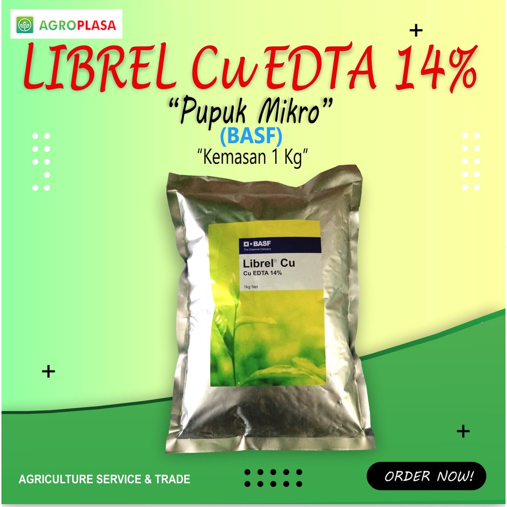 Pupuk Mikro Librel Cu Edta 14% Basf 1kg