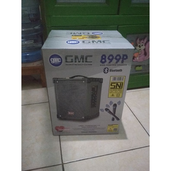 Speaker aktif Gmc 899P Bluetooth 2 mic wireless