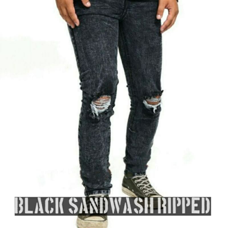 [ Bisa COD ] READY CELANA SOBEK COWOK BAHAN STREET/STRETCH 3 WARNA PILIHAN SIZE 28-34