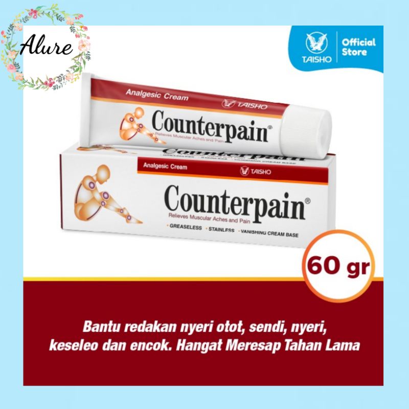 Jual Counterpain Cream 60 gr - Membantu meredakan nyeri pada otot ...