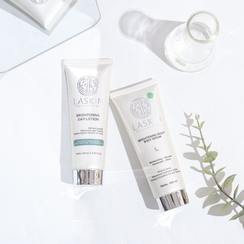 HANDBODY SUPER LASKIN BPOM PAKET PEMUTIH SIANG MALAM FREE GIFT