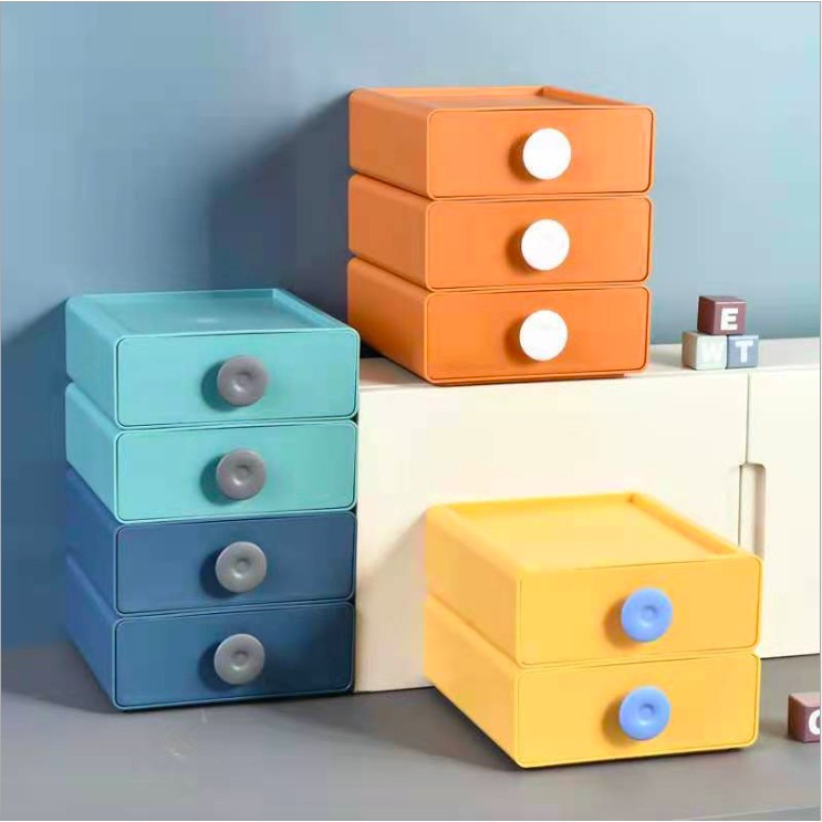 HomiHomi Rak Kosmetik Plastik Kamar Tidur Serbaguna Minimalis PB002