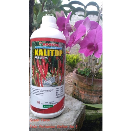 Kalitop Premium 1 Liter Kalium Super Premium Nutrisi Tanaman Sehat Perkuat Bunga Buah Dan Batang