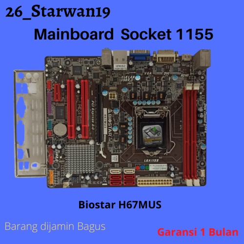 Mianboard Biostar H67 soket 1155 Ddr3