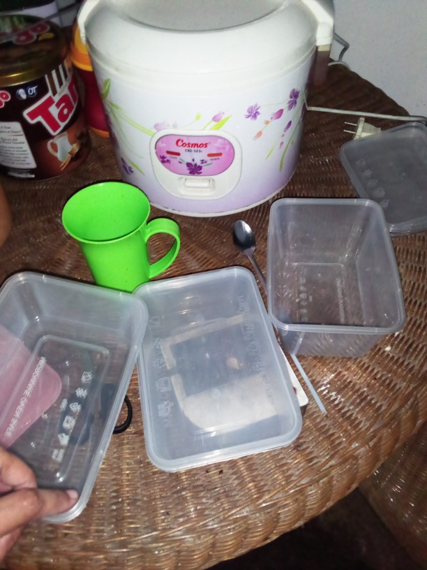 Thinwall 500ml/thinwall Persegi/kotak Makan Plastik/food Container