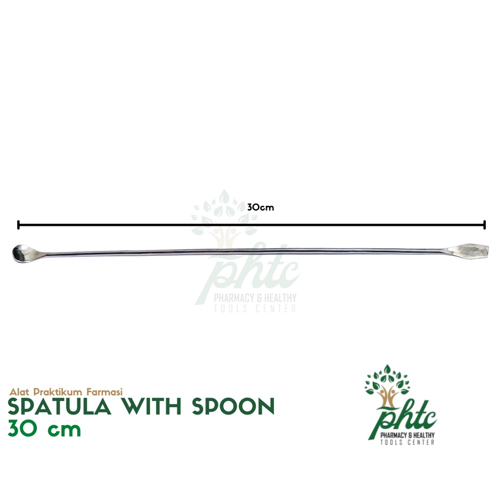 Spatel / Spatula Stainless with Spoon 30cm