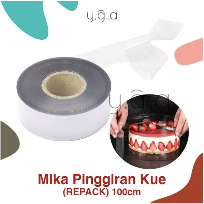 

KUE-PENGHIAS-ALAT- PLASTIK MIKA PINGGIRAN KUE 100CM / CAKE MEMBRANE / CAKE SURROUNDING -ALAT-