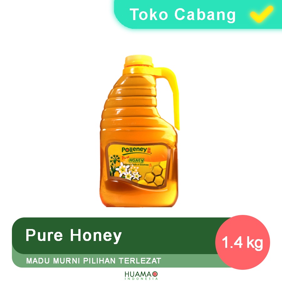 

Polleney Pure Honey - Madu Murni (1.4kg) Original