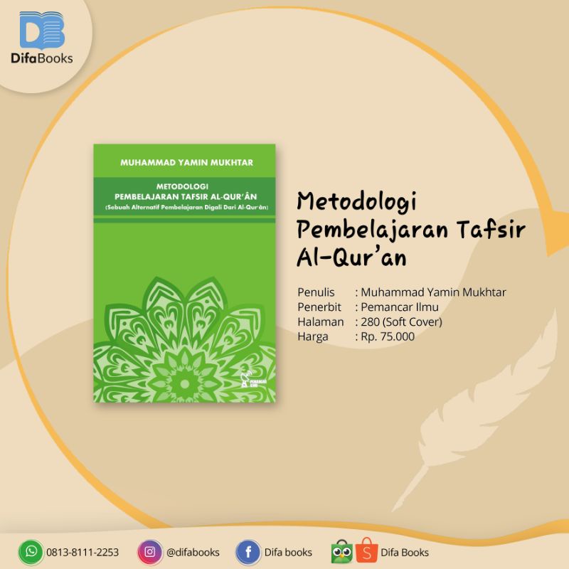 Jual Metodologi Pembelajaran Tafsir Al-Qur'an | Shopee Indonesia