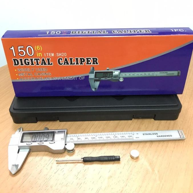 

Diskon Vernier Caliper Sketmat Jangka Sorong Digital Sigmat Stainless 150 mm Diskon