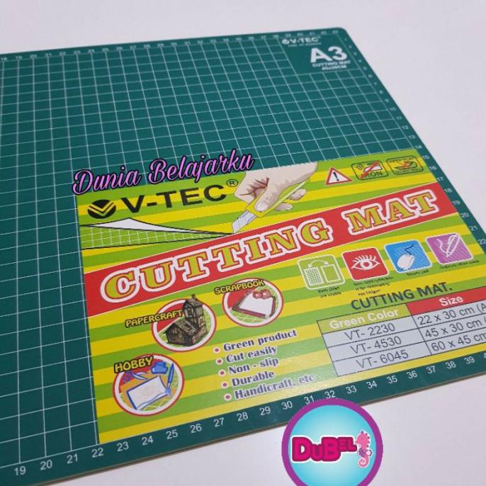 

Diskon Cutting Mat A3 Vtec VT-4530 / Papan Alas Potong A3 / 2 Sisi Diskon