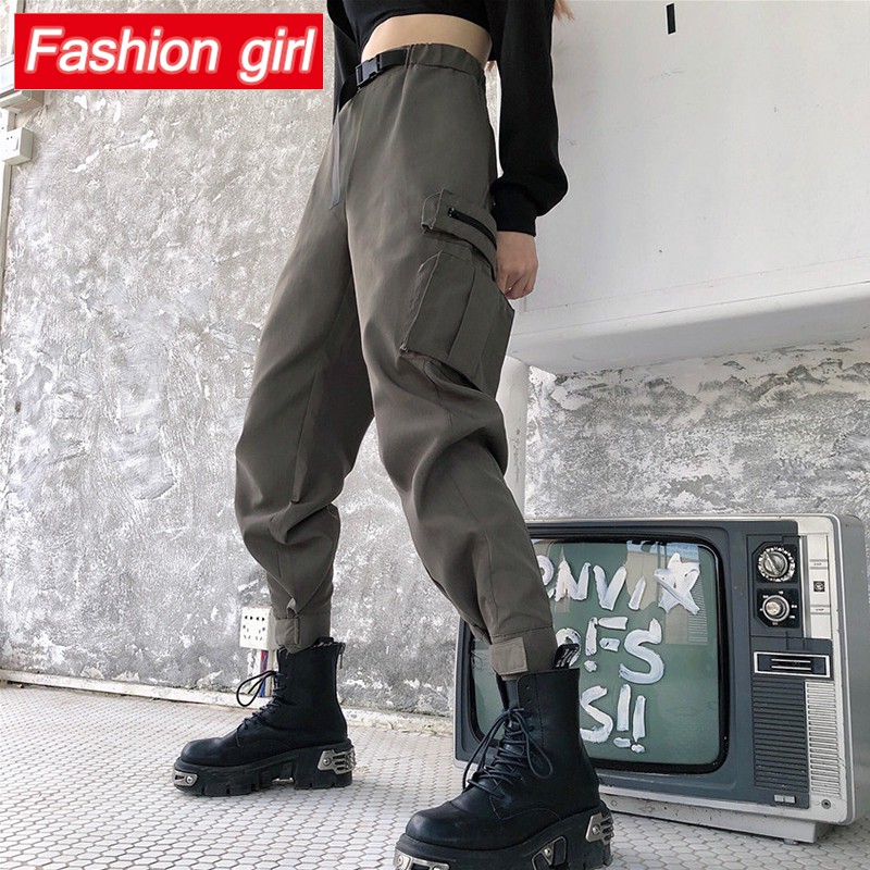 Celana Panjang Jeans Denim Casual Wanita Dengan Aksen Celana Panjang Jeans Denim Casual Wanita Dengan Aksen