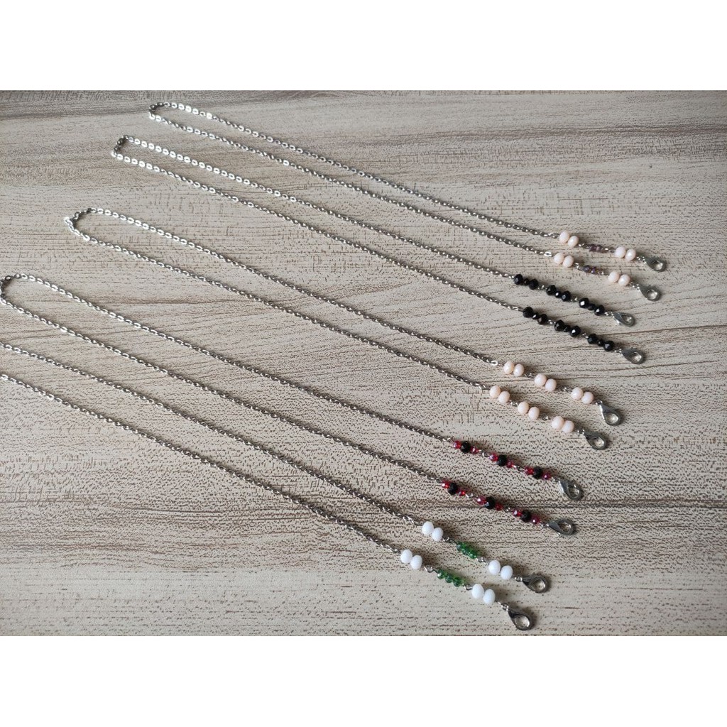 RANTAI KALUNG /RANTAI BESI/KALUNG MASKER 0,7 MM NIKEL