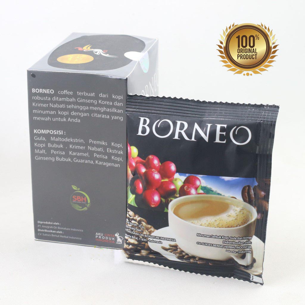 

Kopi Borneo Kopi Pede - Kopi Stamina Pria Dewasa BPOM ORIGINAL