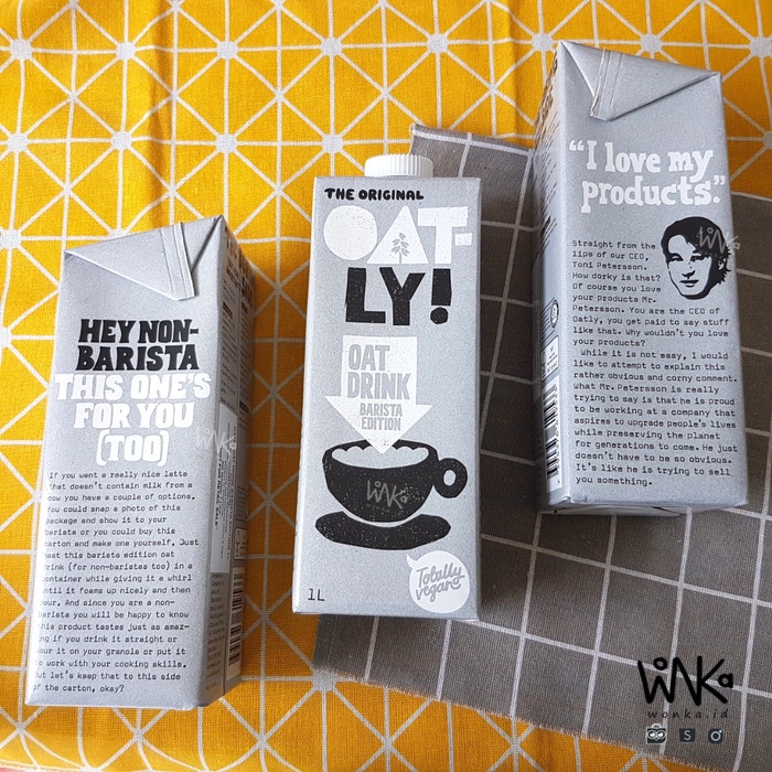 OATLY - Oat Milk Drink Barista Edition 1L - Susu Gandum Plant Based - Deluxe Edition