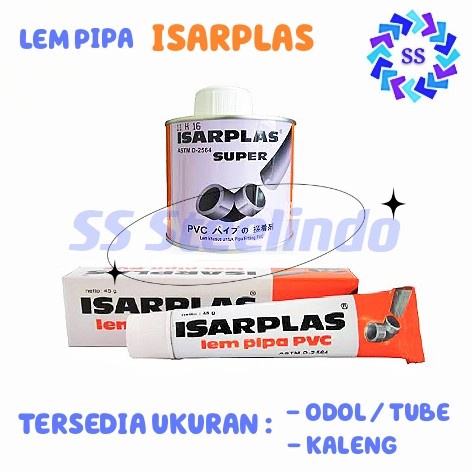 

LEM PIPA PRALON PVC ISARPLAS TUBE - KALENG