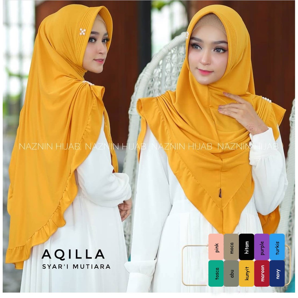 Jilbab Instan Murah Maryam / Hijab  Syari / Vanilla Hijab / Grosir Jilbab / JIlbab Bergo