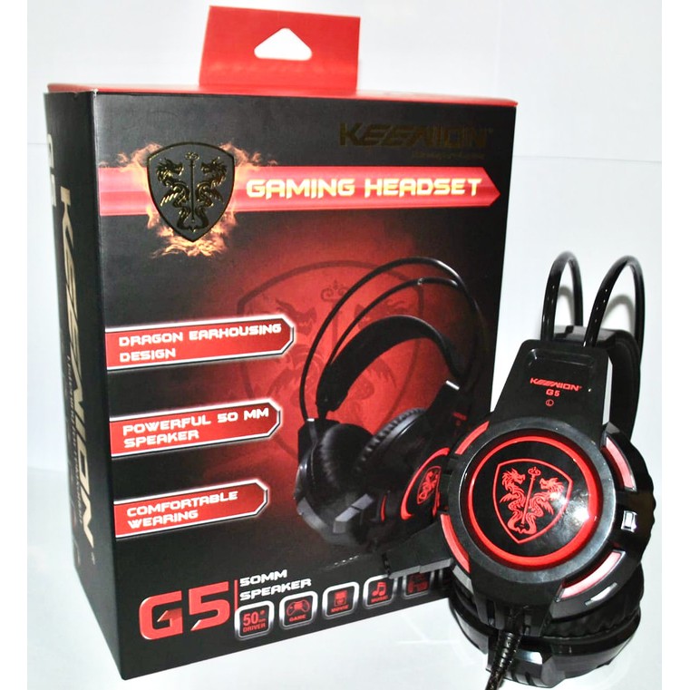 headset gaming kabel  keenion g5