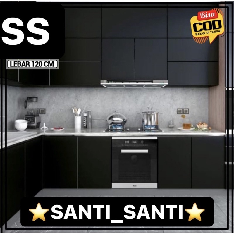 sticker ini cocok untuk dapur/lemari /dingding /lemari lantai wallpaper wallstiker  sudah ada lem ny