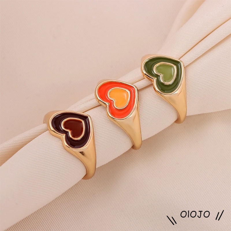 Aksesoris Fashion Cincin Pasangan Cinta Adjustable - ol