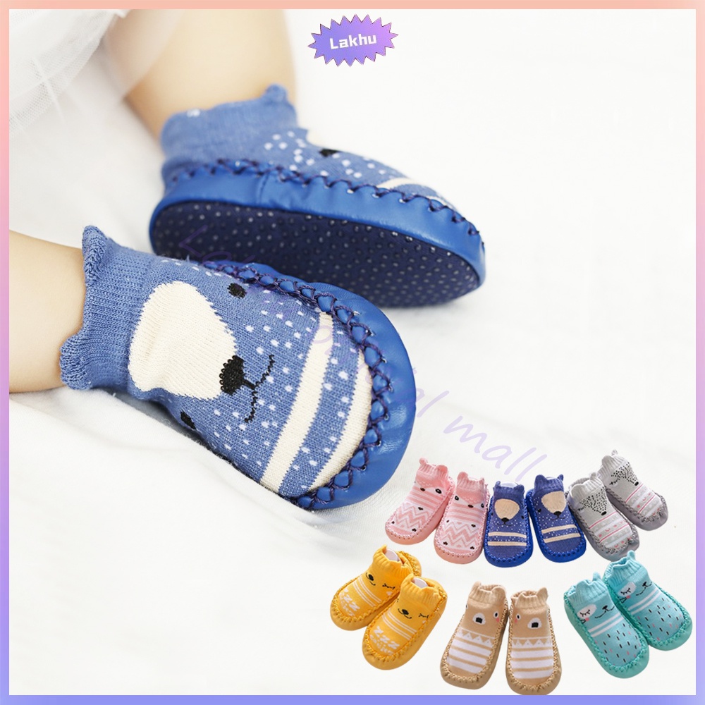 Lakhu sepatu bayi prewalker/sepatu kaos kaki bayi karet prewalker/sepatu baby prewalker