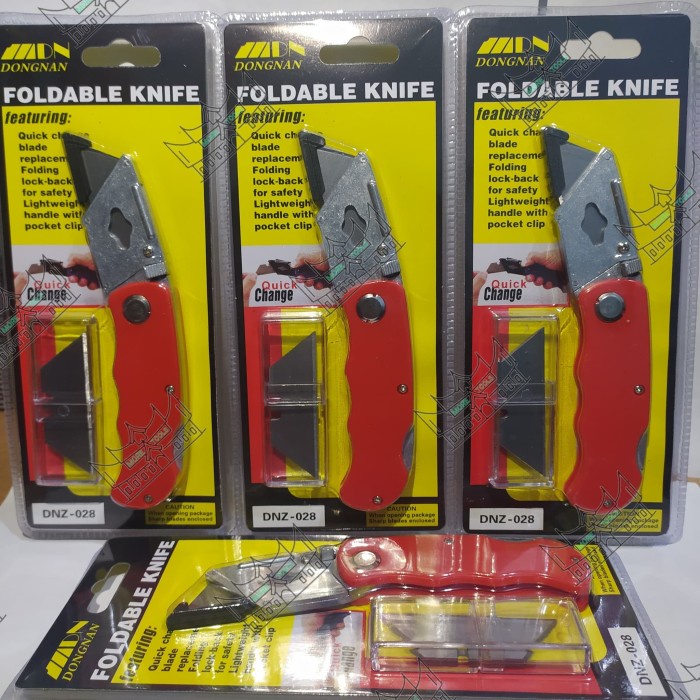 

Hemat Pisau Cutter Lipat / Foldable Knife / Folding Cutter Knife Bergaransi