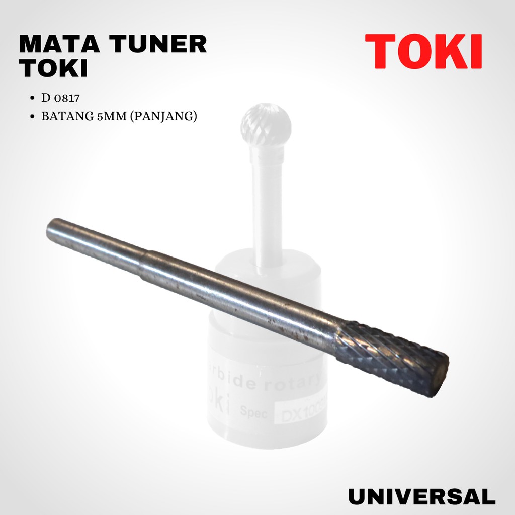 Mata Cuner Toki D0817 batang 5mm panjang