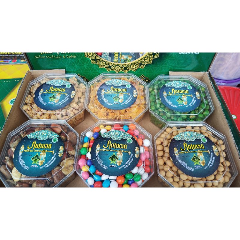 

Natacia Paket Kue Lebaran isi 6 Macam Kacang Super