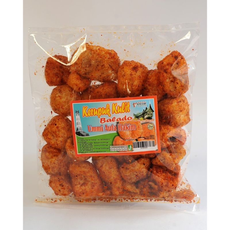 

KERUPUK KULIT / JANGEK Balado Merah & hijau ummi aufa hakim