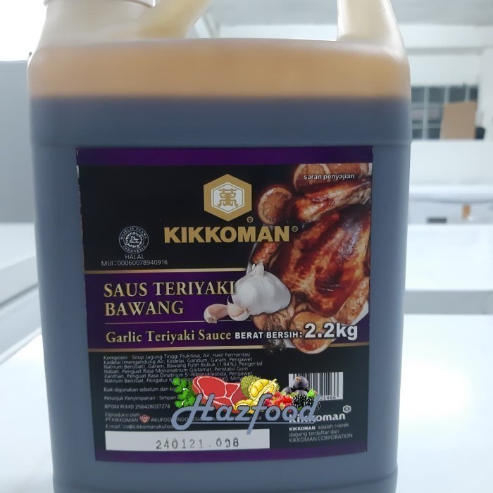 

SAUS TERIYAKI BAWANG 2.2 KILO